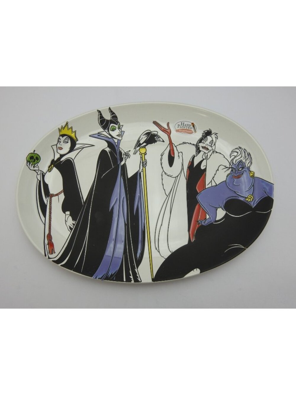 Disney Villains Serving Platter Evil Quen Maleficent Cruella Ursula 16" Hallowee